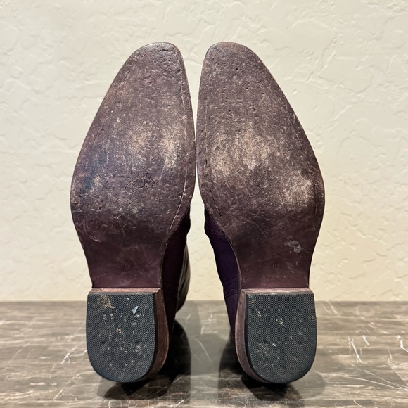 John Fluevog Ruth Skin Spiral Zip Leather Boots - Picture 11 of 13